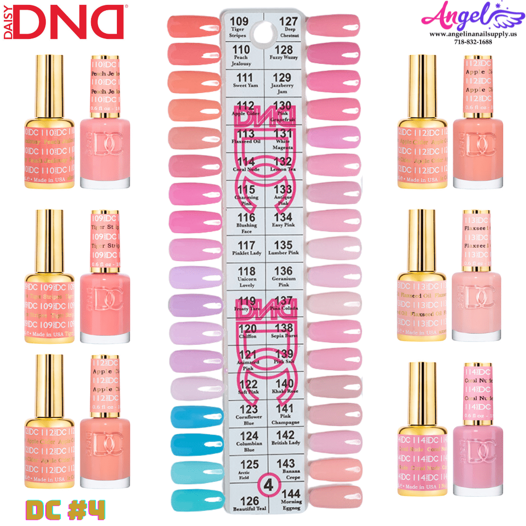 DC4 Full Set Collection #109 - #144 - Angelina Nail Supply NYC