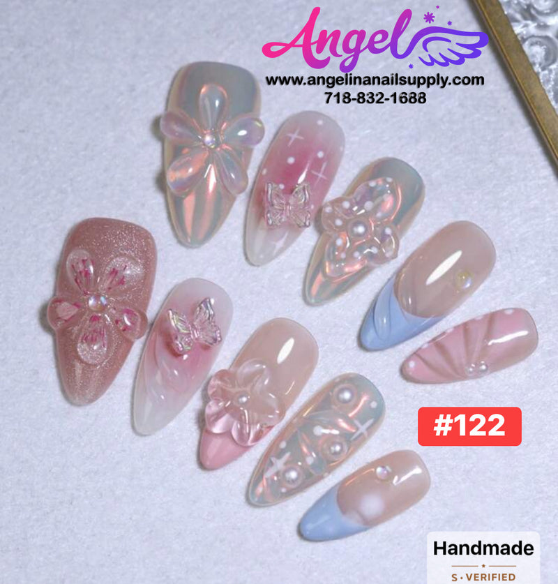 Angelina Handmade Custom Press-On | #120-#149