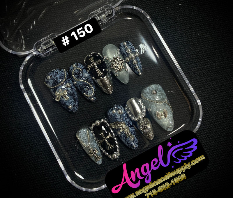 Angelina Handmade Custom Press-On | #150-#179