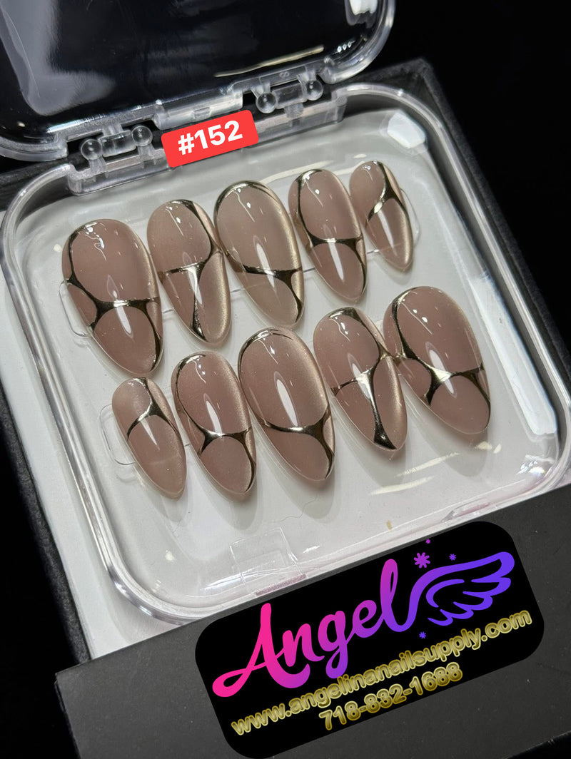 Angelina Handmade Custom Press-On | #150-#179