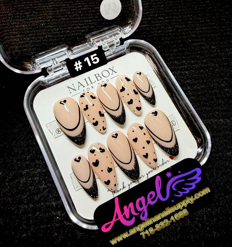 Angelina Handmade Custom Press-On | #001-#029