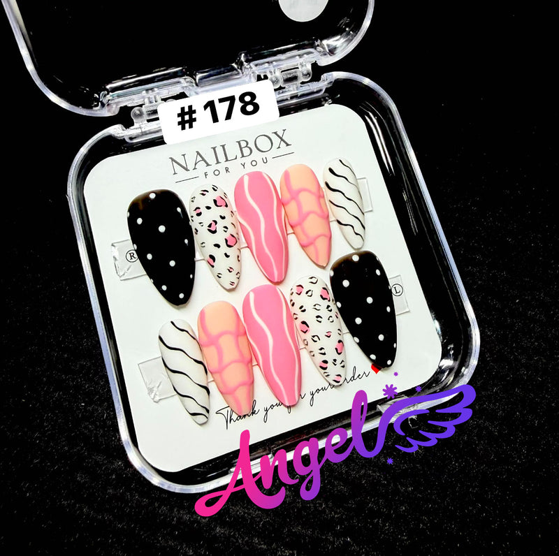 Angelina Handmade Custom Press-On | #150-#179