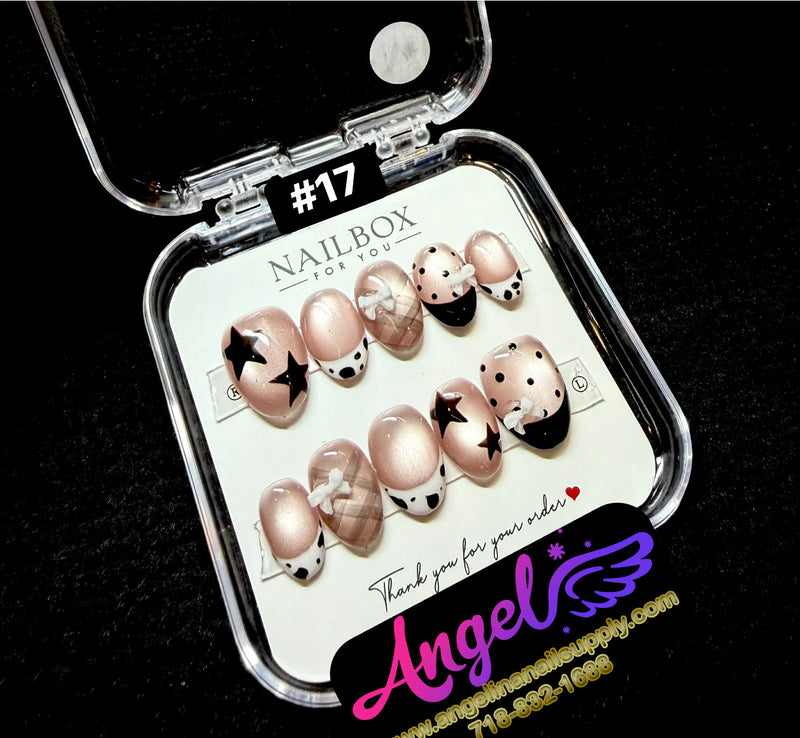 Angelina Handmade Custom Press-On | #001-#029