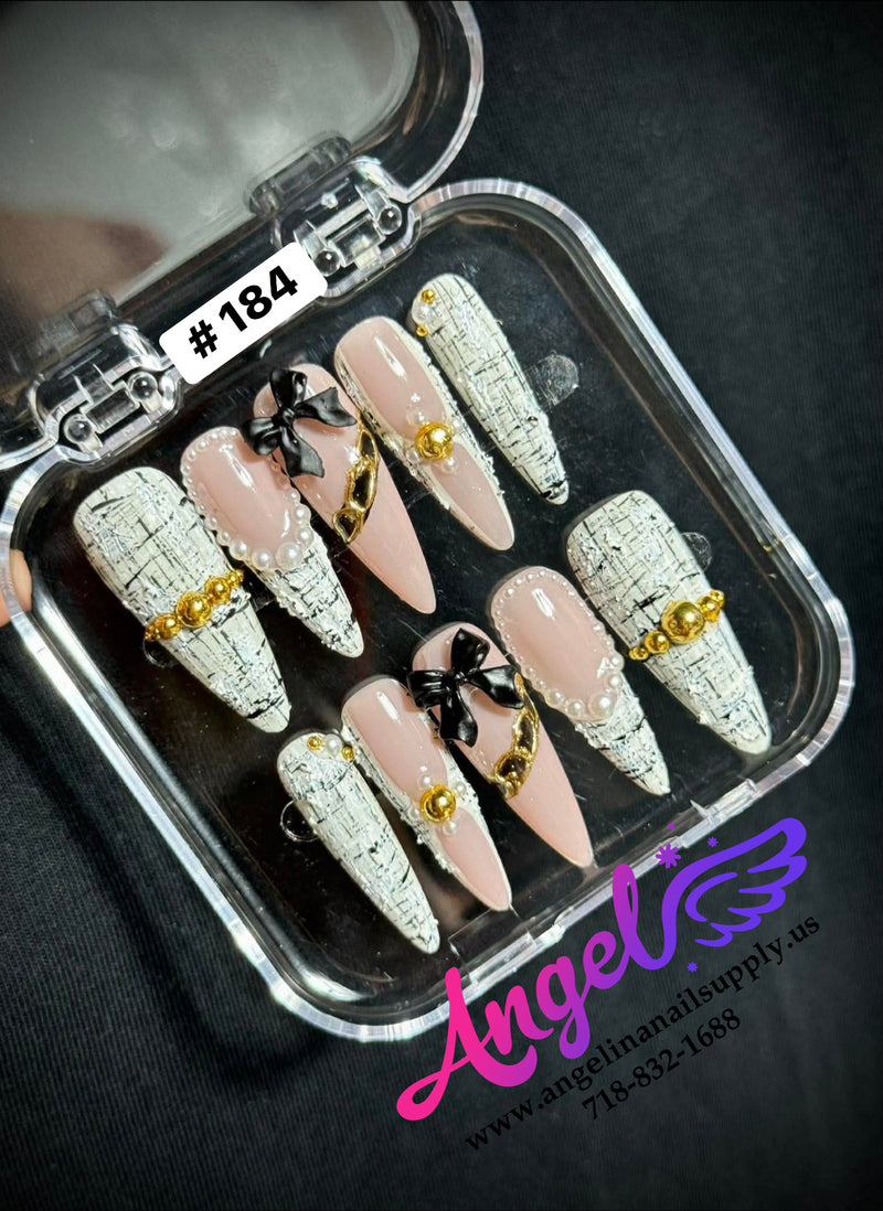 Angelina Handmade Custom Press-On | #180-#209