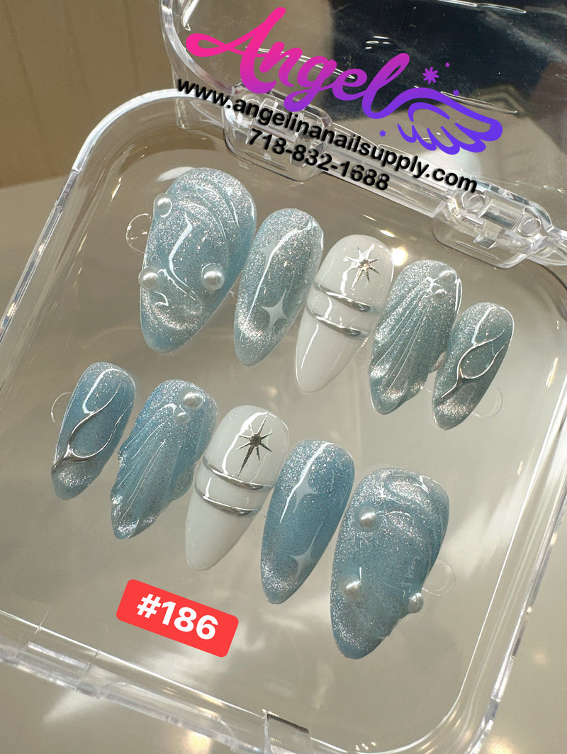 Angelina Handmade Custom Press-On | #180-#209