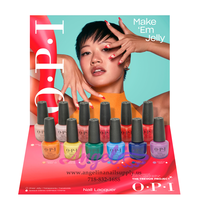 OPI Nail Lacquer - Make'em Jelly Collection 12 Colors | Summer 2025