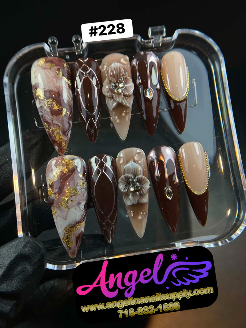 Angelina Handmade Custom Press-On | #210-#239