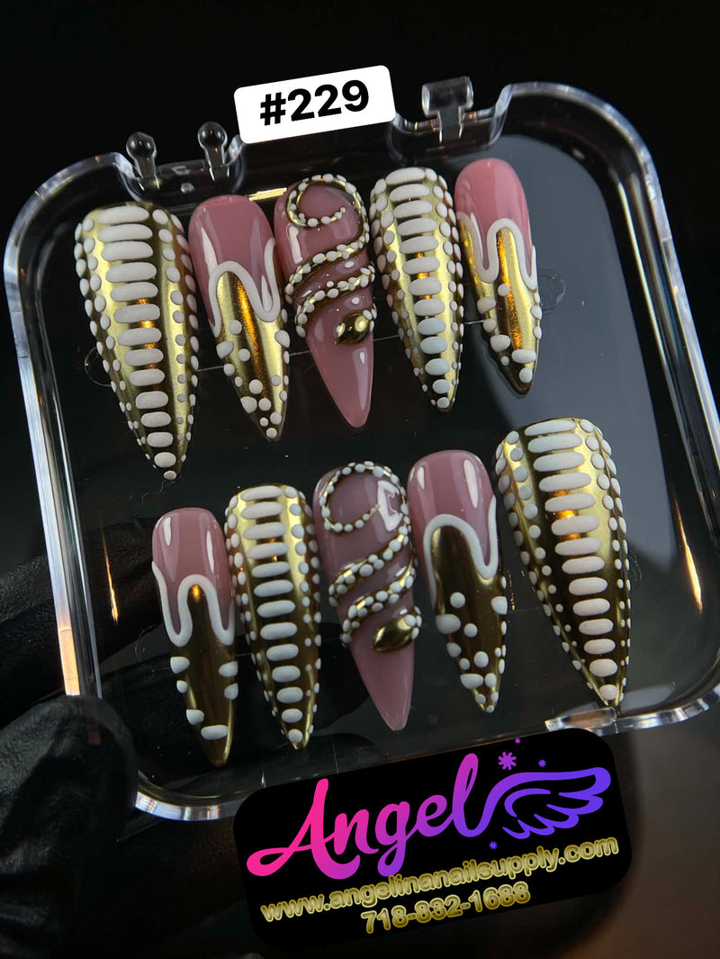 Angelina Handmade Custom Press-On | #210-#239