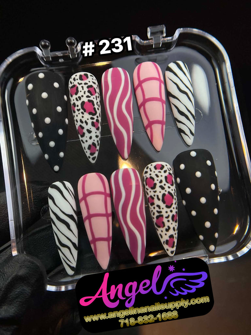 Angelina Handmade Custom Press-On | #210-#239