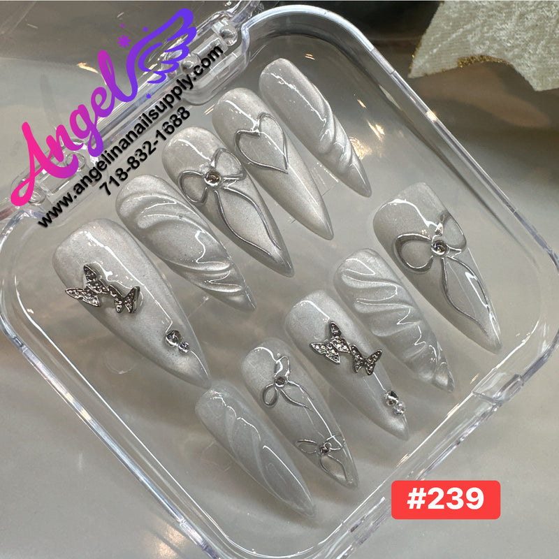 Angelina Handmade Custom Press-On | #210-#239