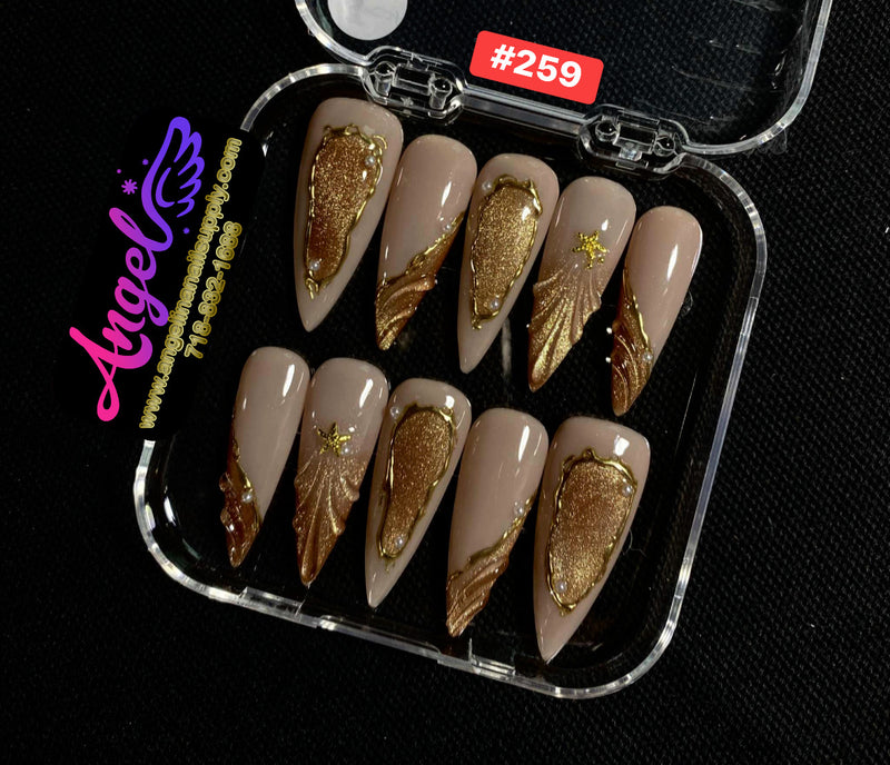 Angelina Handmade Custom Press-On | #240-#269