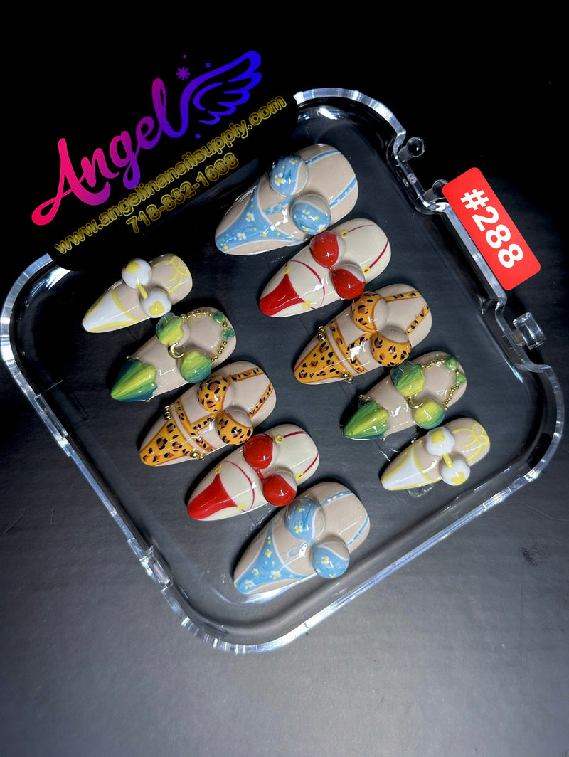 Angelina Handmade Custom Press-On | #270-#299