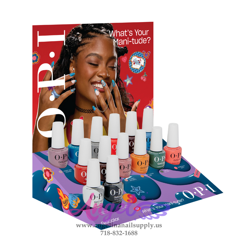 OPI Gel Color - What's Your Mani-tude? Collection 12 Colors & 1 Base Gel 1 Top Gel| Fall 2025