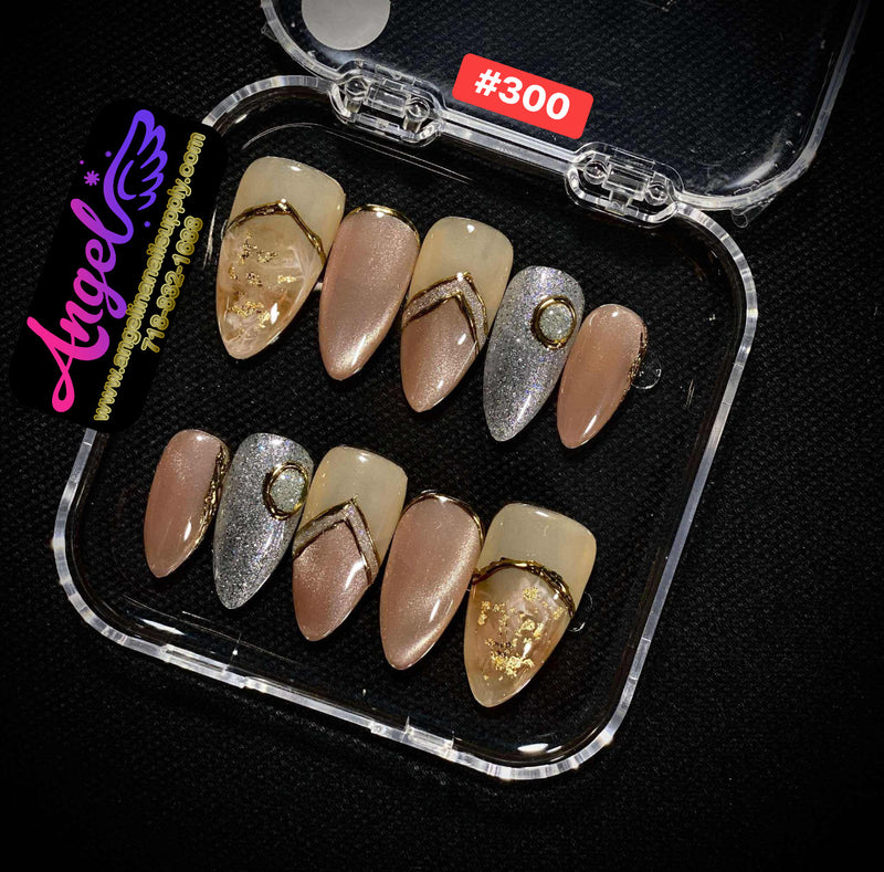 Angelina Handmade Custom Press-On | #300-#339