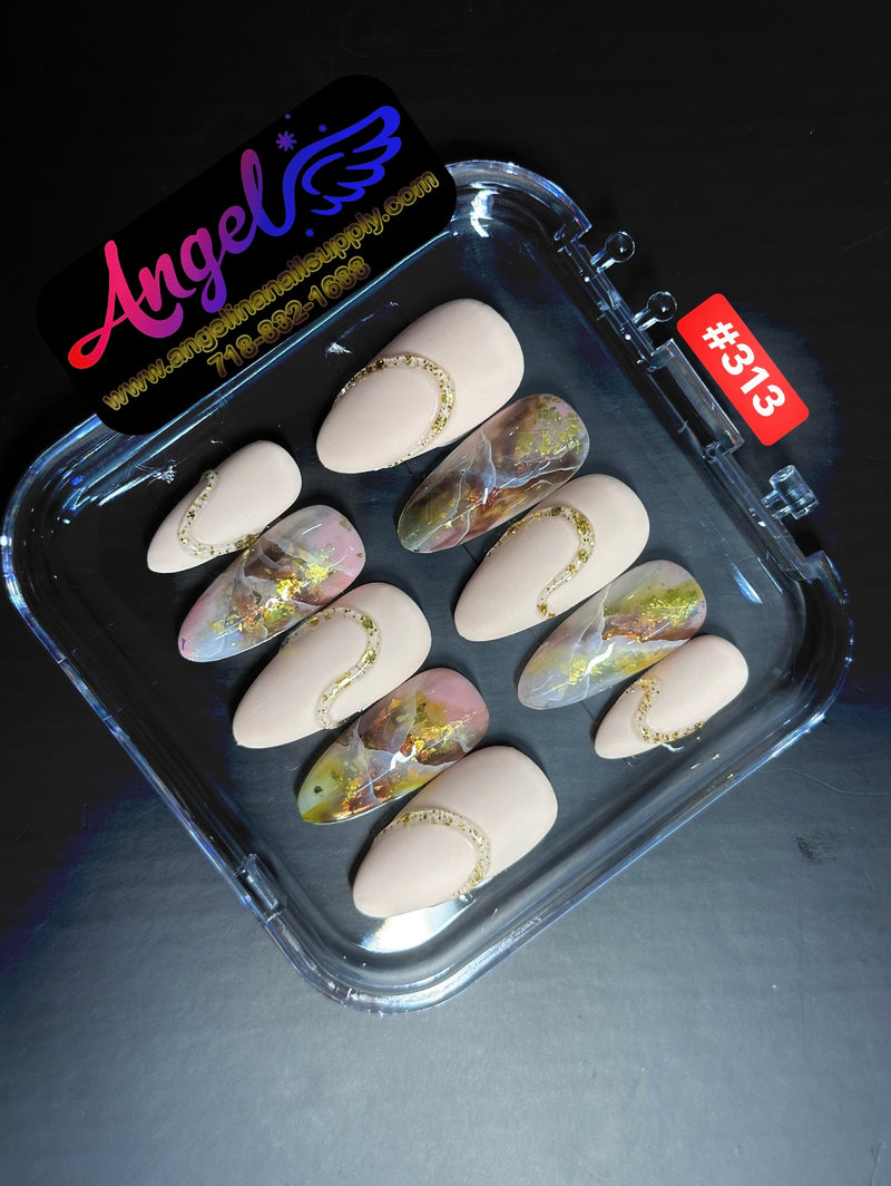 Angelina Handmade Custom Press-On | #300-#339