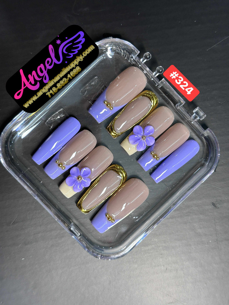 Angelina Handmade Custom Press-On | #300-#339