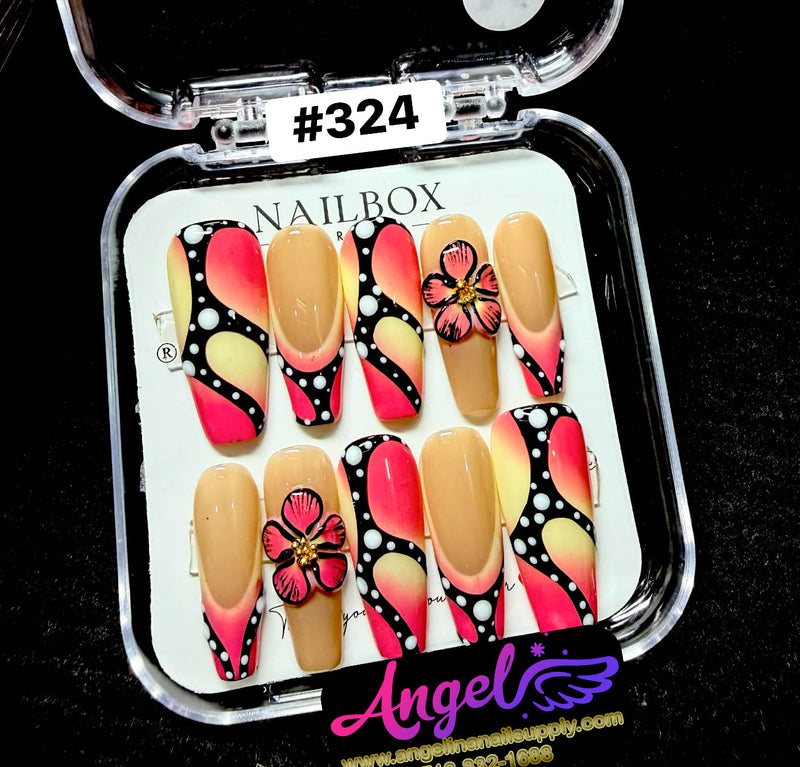 Angelina Handmade Custom Press-On | #300-#329
