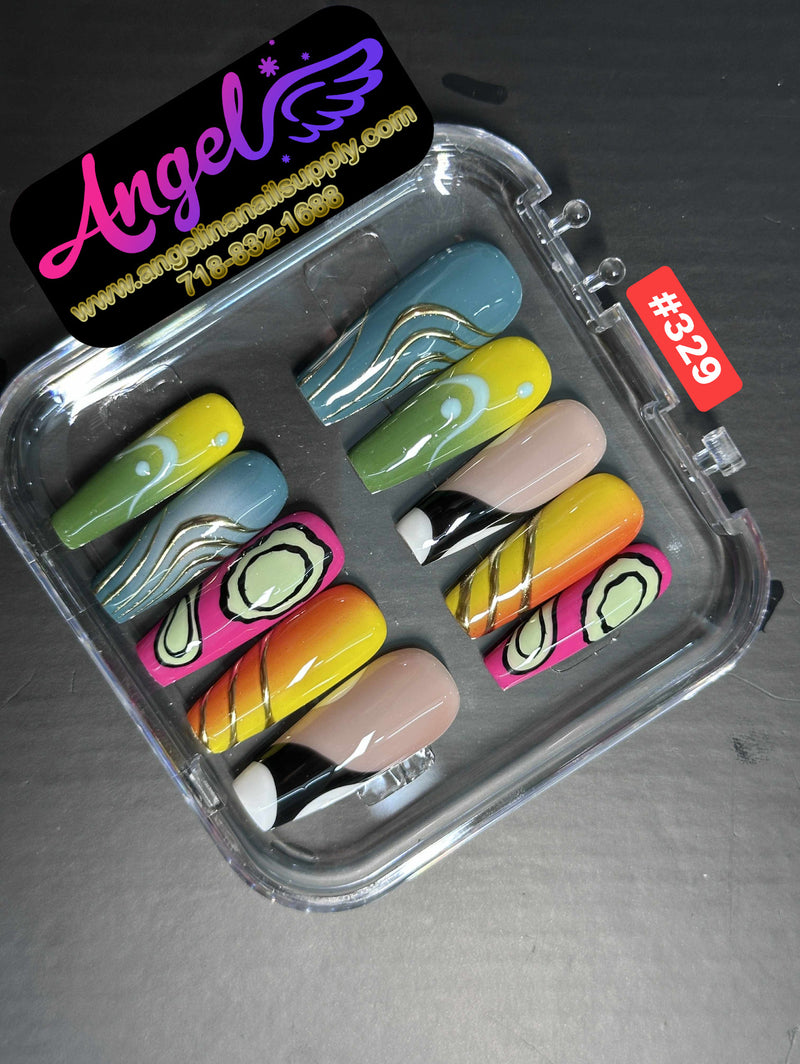 Angelina Handmade Custom Press-On | #300-#339