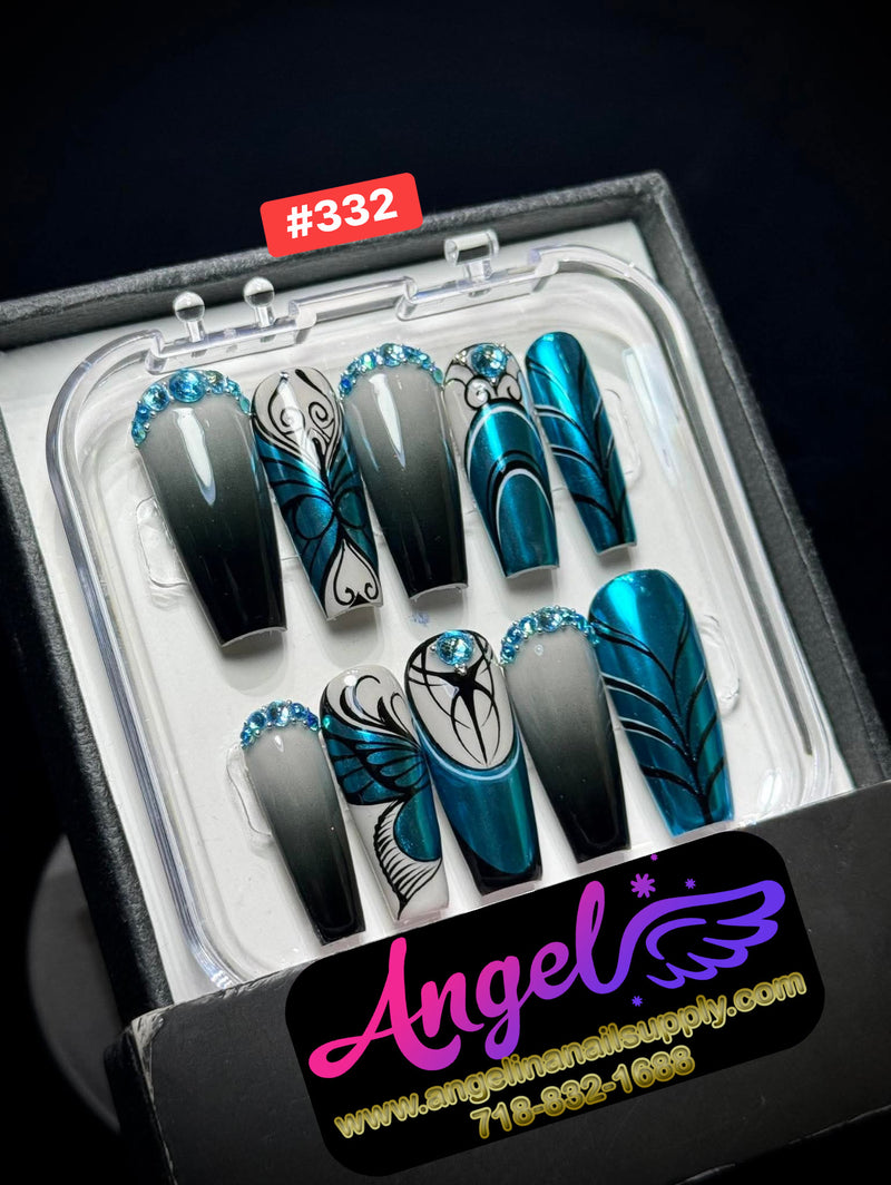 Angelina Handmade Custom Press-On | #330-#359