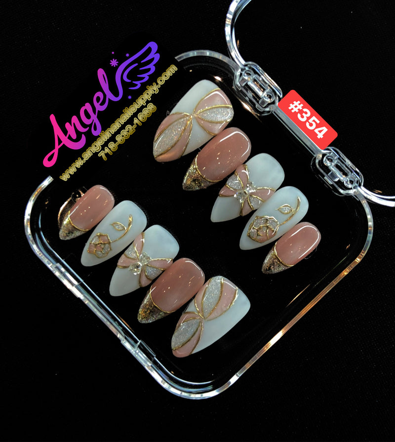 Angelina Handmade Custom Press-On | #330-#359