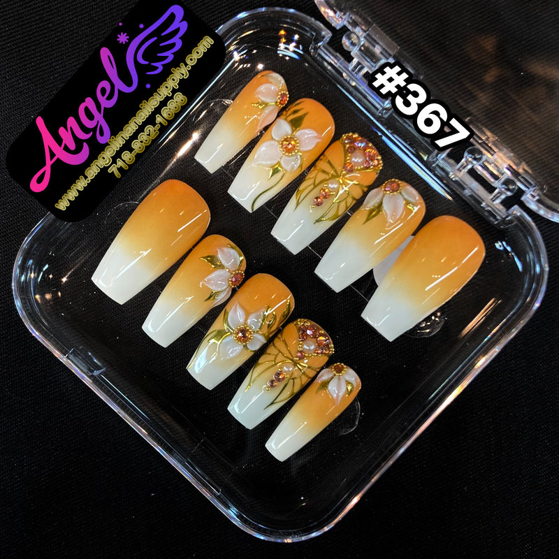 Angelina Handmade Custom Press-On | #360-#389