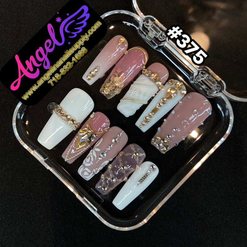 Angelina Handmade Custom Press-On | #360-#389