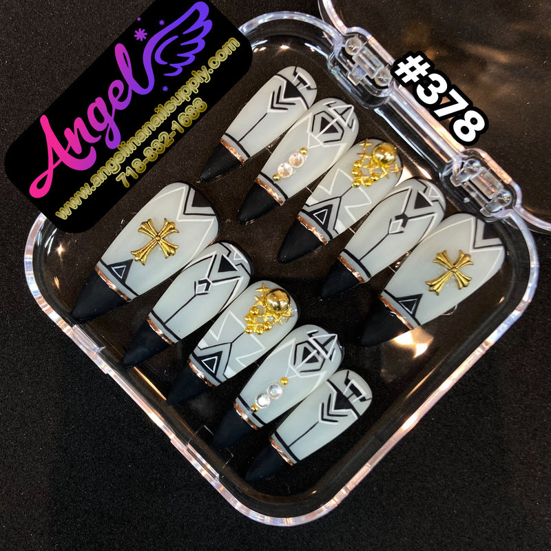 Angelina Handmade Custom Press-On | #360-#389