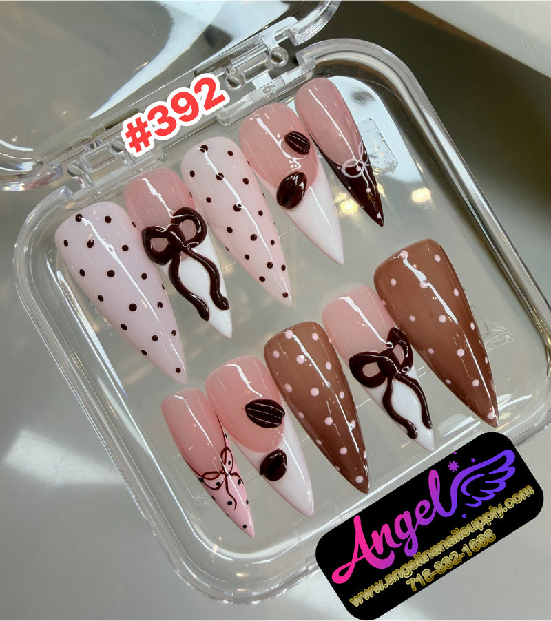 Angelina Handmade Custom Press-On | #390-#419