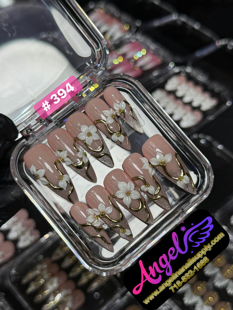 Angelina Handmade Custom Press-On | #390-#419