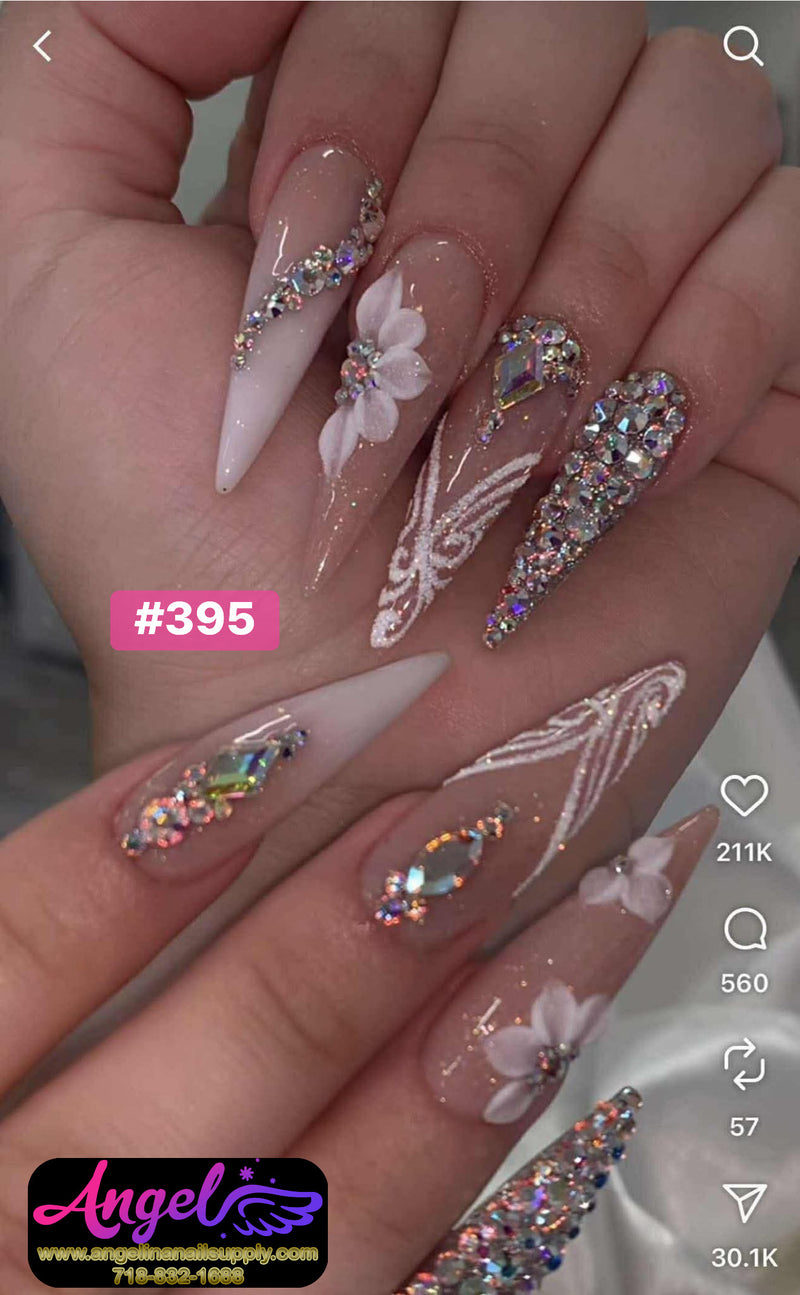 Angelina Handmade Custom Press-On | #390-#419