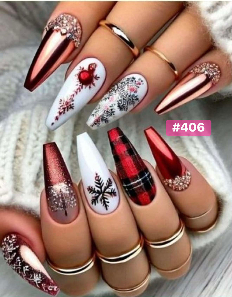 Angelina Handmade Custom Press-On | #390-#419