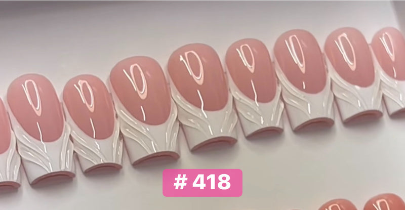 Angelina Handmade Custom Press-On | #390-#419