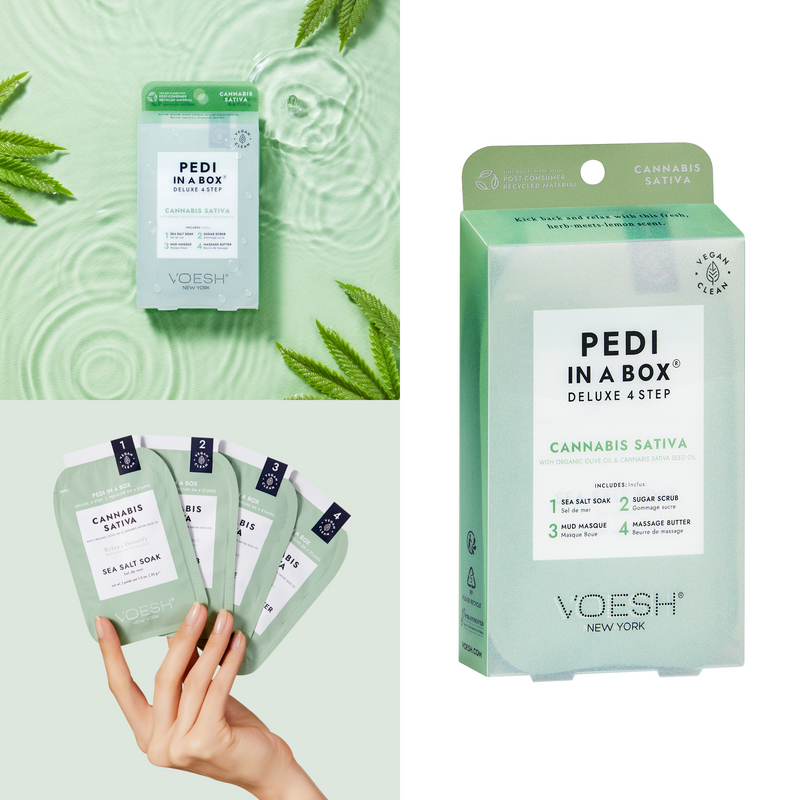 VOESH - Pedi in a Box Cannabis Sativa (Hemp Relax) (hộp)