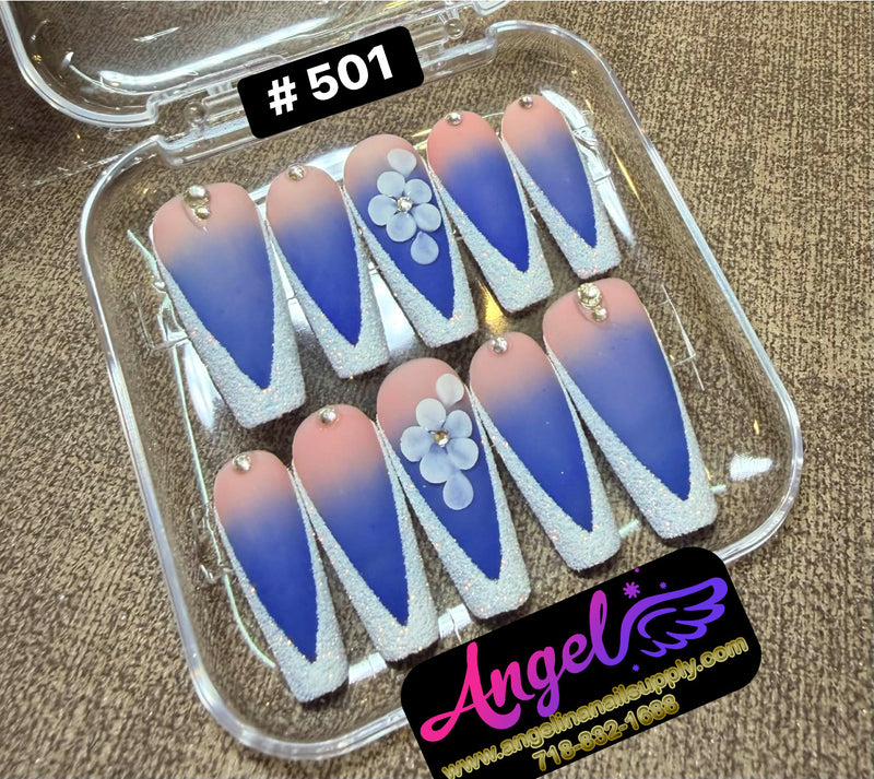 Angelina Handmade Custom Press-On | #480-#509