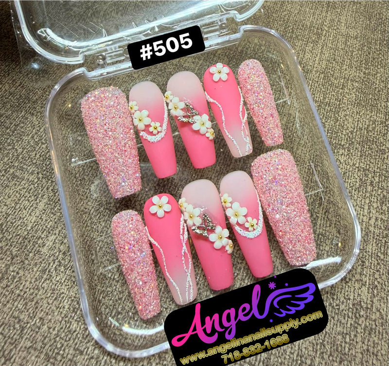 Angelina Handmade Custom Press-On | #480-#509