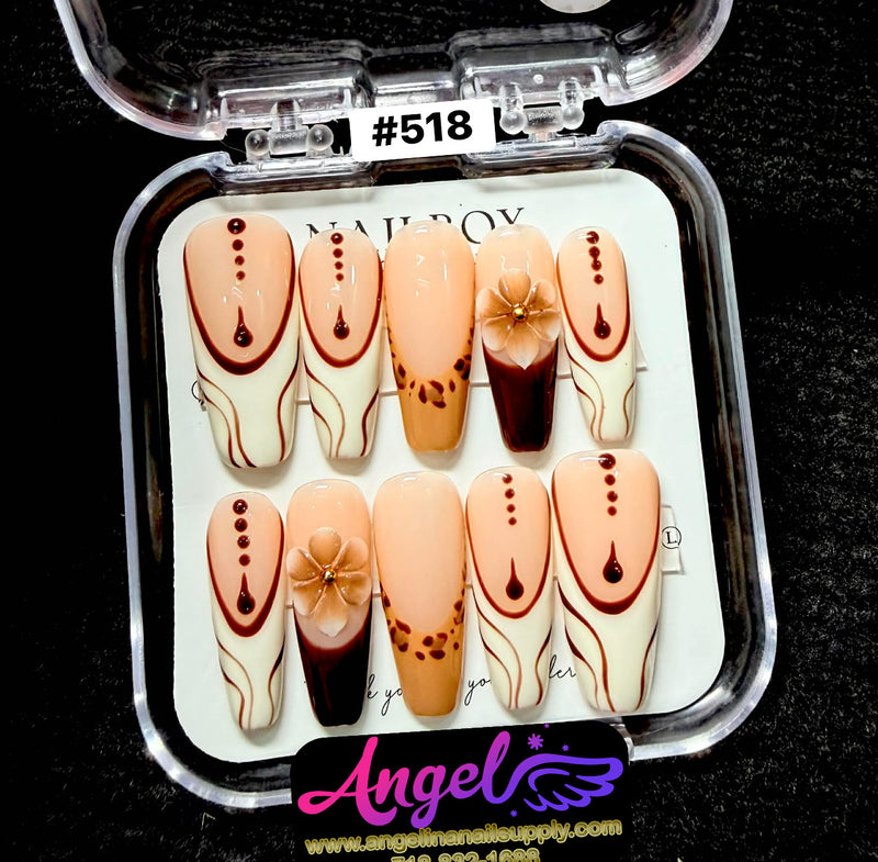 Angelina Handmade Custom Press-On | #510-#539