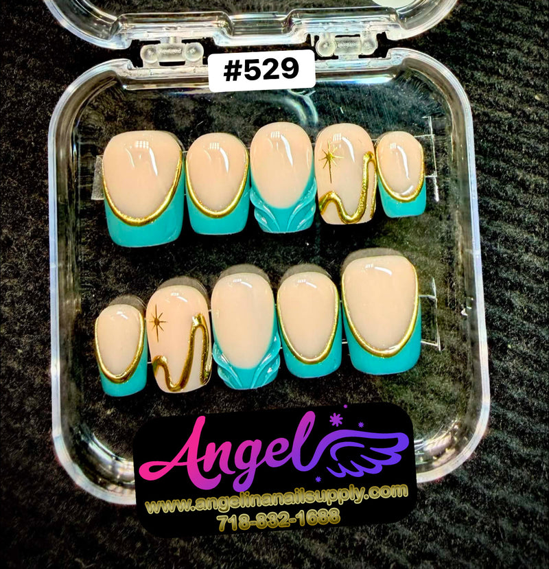 Angelina Handmade Custom Press-On | #510-#539