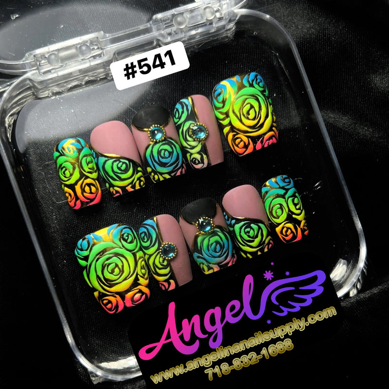 Angelina Handmade Custom Press-On | #541