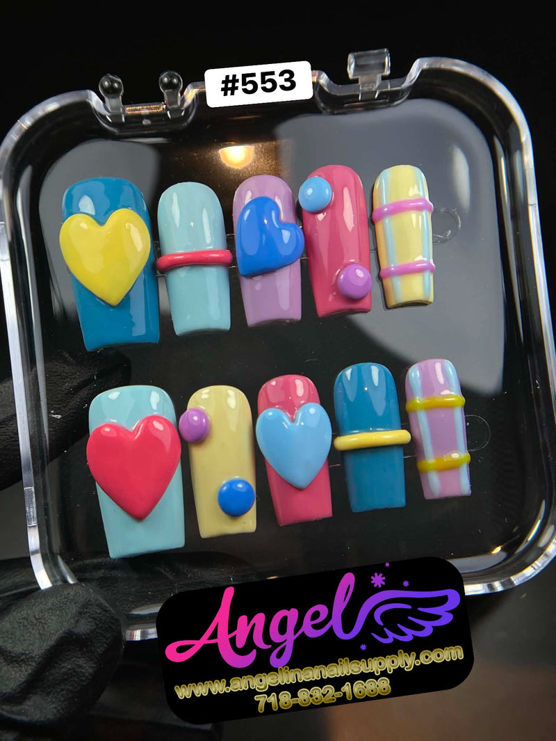 Angelina Handmade Custom Press-On | #553