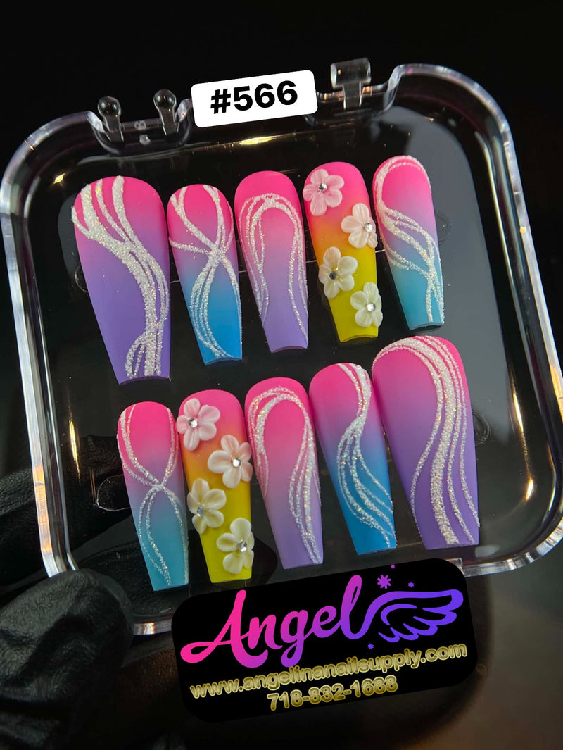 Angelina Handmade Custom Press-On | #566