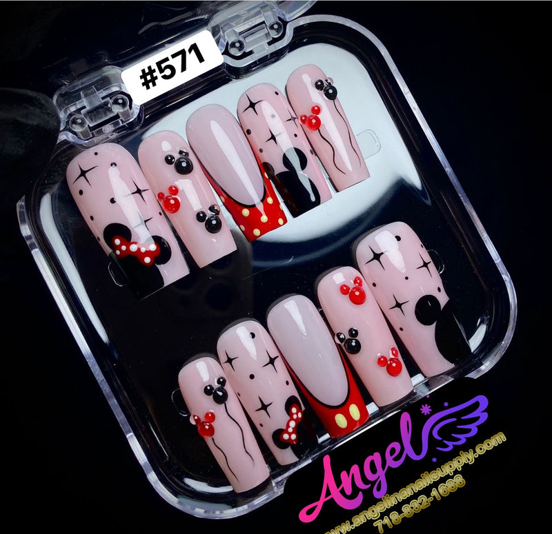Angelina Handmade Custom Press-On | #571