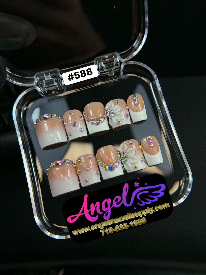 Angelina Handmade Custom Press-On | #588