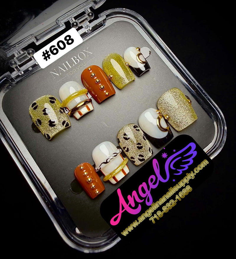 Angelina Handmade Custom Press-On | #608