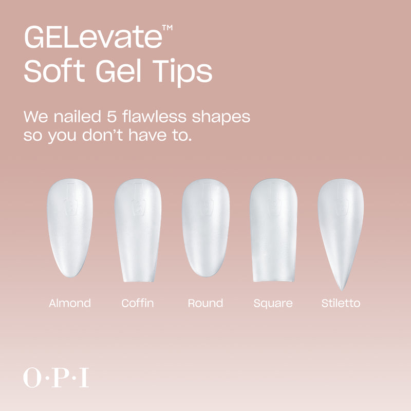 OPI Soft Gel Pre-Shaped Tip Extensions / Square