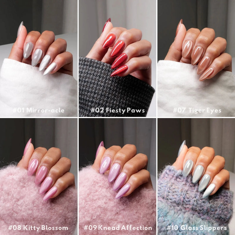 Diva 9D Cat Eyes Collection Glassball Set 12 colors #1 - #12 GEL ONLY