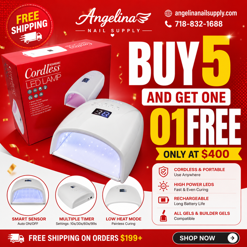 DND Cordless Rechargeable UV/Led Lamp (COMBO 5 GET 1 FREE)