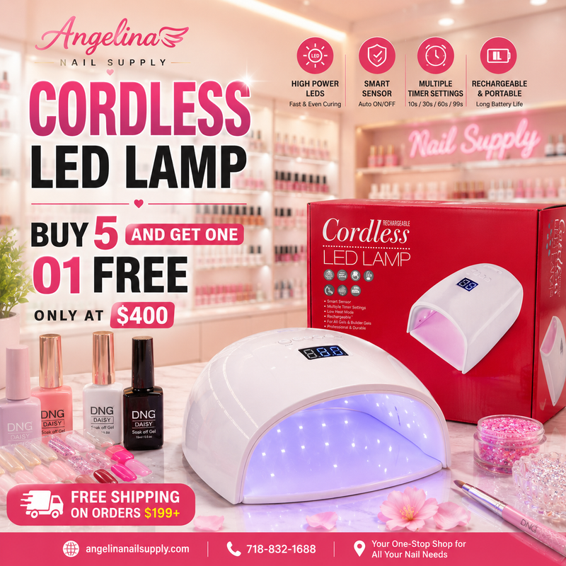 DND Cordless Rechargeable UV/Led Lamp (COMBO 5 GET 1 FREE)