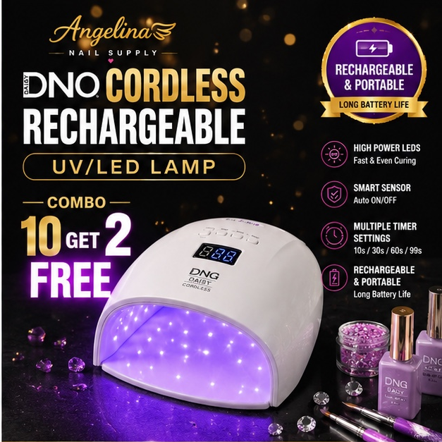 DND Cordless Rechargeable UV/Led Lamp (COMBO 10 GET 2 FREE )