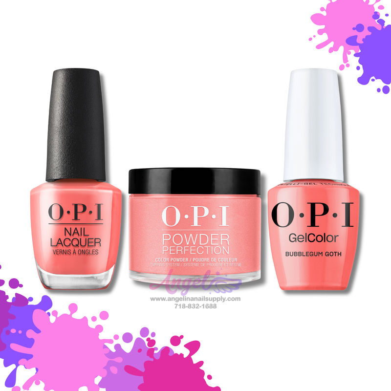 OPI 3in1 combo DP-GC-NL F030 Bubblegum Goth