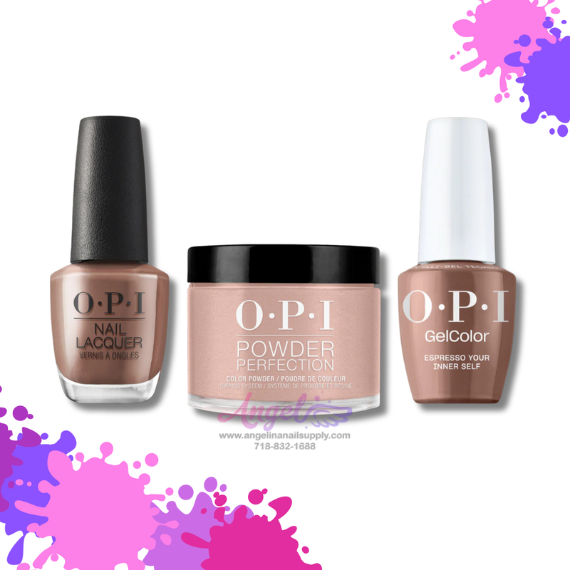 OPI 3in1 combo DP-GC-NL LA04 Espresso Your Inner Self